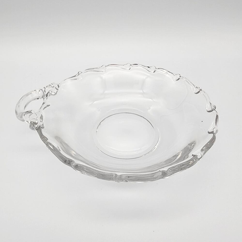 Fostoria Candy Dish 5” Century Pattern Handled Nappy Flared 1960s Vintage